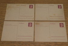 4 CPA WW2 postkarte ADOLF HITLER timbre STAMP Deutsches Reich GERMANY postcard