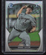 2023 Bowman Chrome #BDC-8 Grant Taylor Refractor