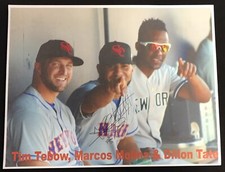 Marcos Molina Signed Autographed New York Mets 8x10 Photo Color