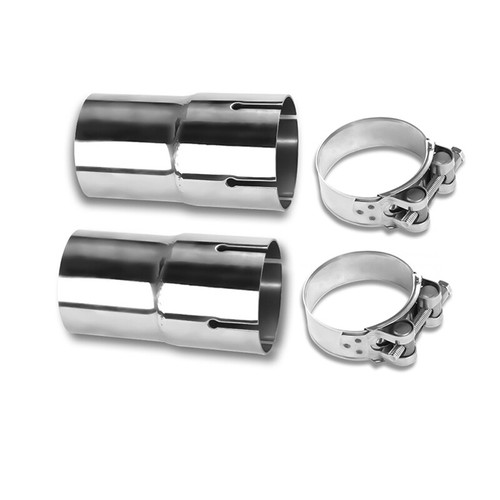 2xStainless Steel Tail Exhaust Tip Extension Tube for Toyota GR86 Subaru BRZ ZD8 - Picture 2 of 11