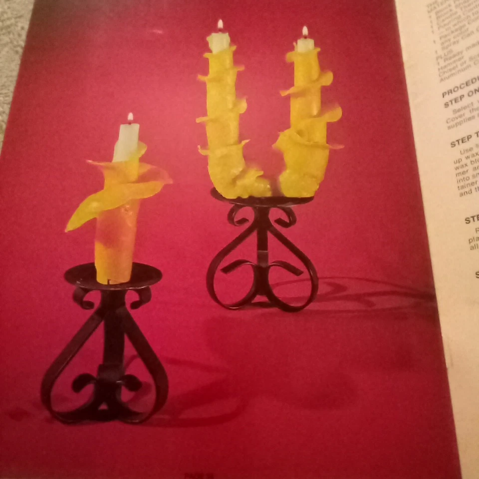 Candles Without Molds By Yaley Enterprises #603 1973 - Image 4 of 4