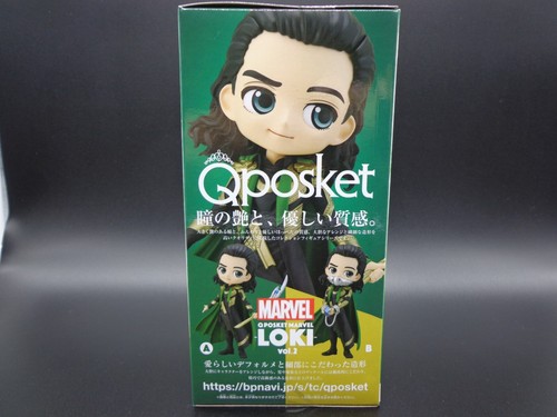 BANPRESTO LOKI Q posket Figure Vol.2 Normal Color A Avengers MARVEL JAPAN RARE - Picture 2 of 6