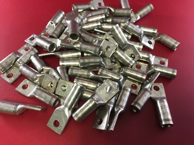 PANDUIT LCA4-10-L  #4-#3 AWG STR, #2 AWG SOL, #10 STUD COMPRESSION CONNECTOR