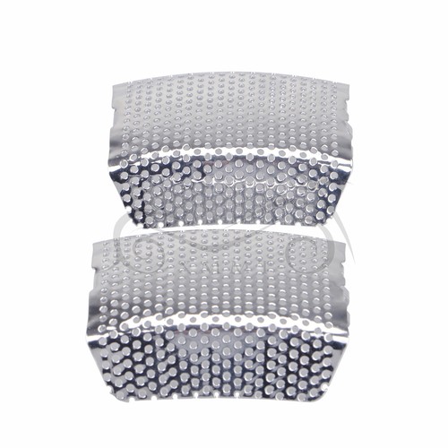 Chrome Front Brake Caliper Insert Set Cover For Harley Street Road Glide FLTRX - Foto 6 di 11