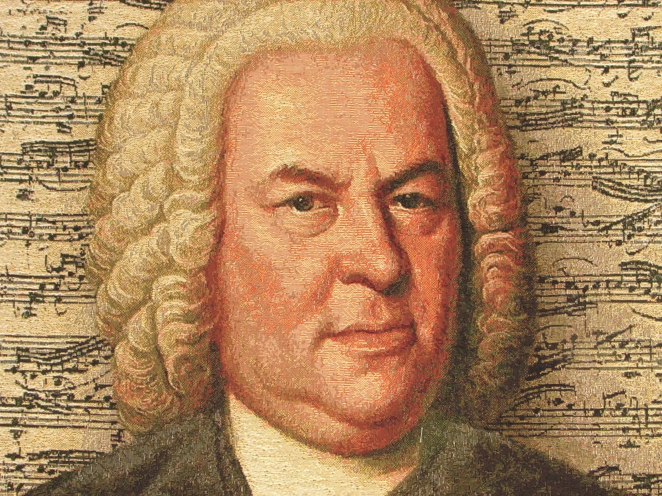 18" 45CM FAMOUS COMPOSERS "BACH" BELGIAN TAPESTRY CUSHION COVER WITH ZIP, 1831 - Image 3 of 4