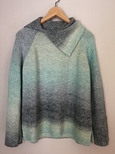 Time and Tru Women's Long Sleeve Split Neck Collar Sweater Size S 4/6