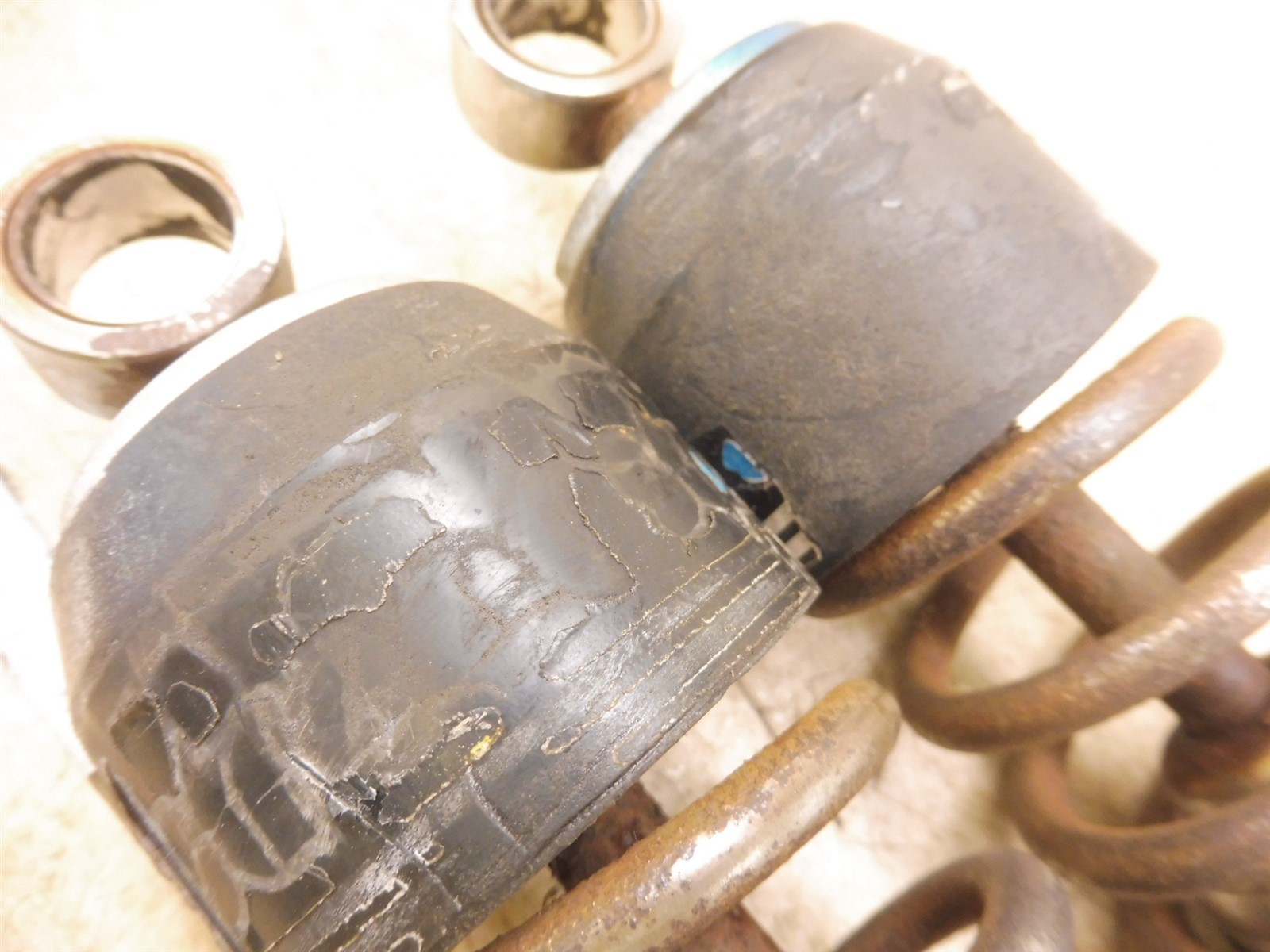 1977 Kawasaki KZ650 K3822* Rear Shocks Suspension eBay