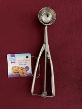 Baked With Love COOKIE SCOOP METAL Ice Cream Melon Baller ** NEW **