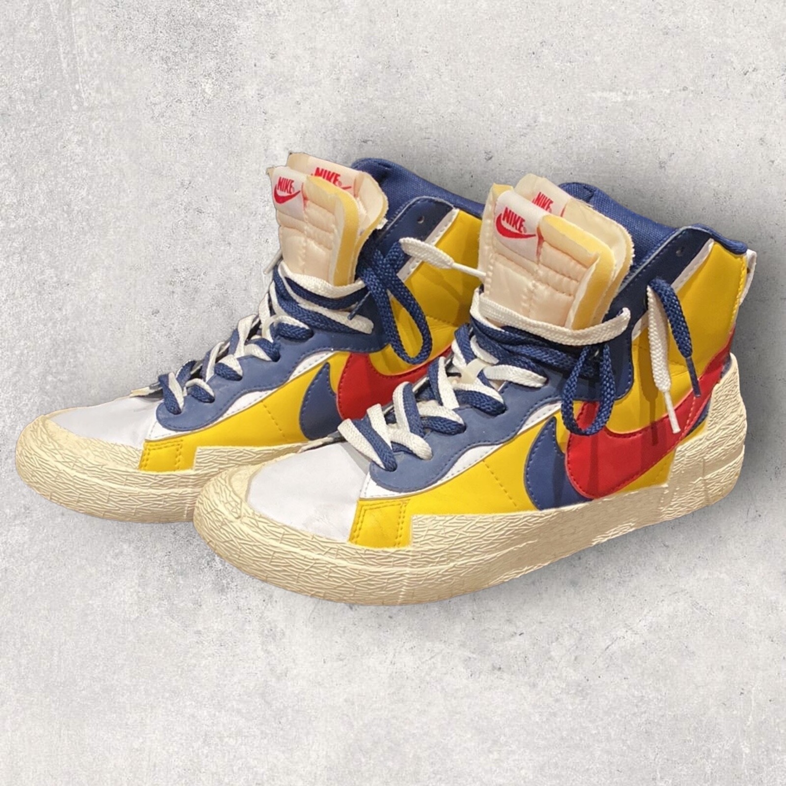 SACAI X NIKE Taglia 11 Nike sacai x Blazer Mid Maize Navy