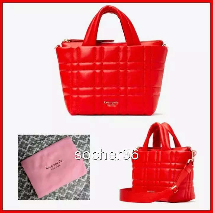 Kate spade outlet red quilted bag