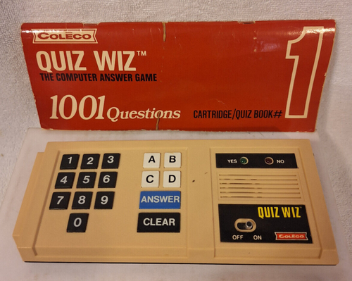 Coleco Quiz Wixz The Computer Answer Game, 1980