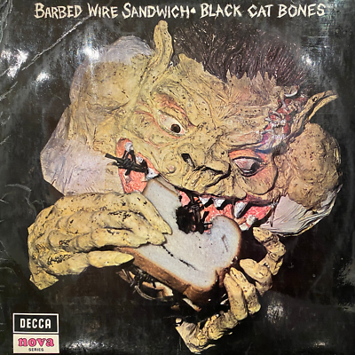 BLACK CAT BONES BARBED WIRE SANDWICH UK ORIGINAL 1970 VINYL LP