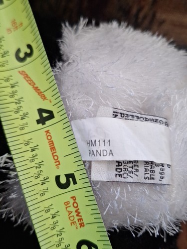 Webkinz Panda Bear Plush Black White Stuffed Animal Ganz HM111 No Code - Picture 4 of 7