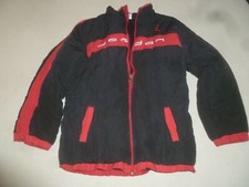 NIKE AIR JORDAN JUMPMAN BRED UP PUFFER JACKET SIZE XL YOUTH FLEECE PADDED WINTER