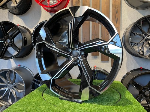 Cerchi in lega 4x23 pollici 5x112 nero lucido: adatti per Audi Q7 Q8 - Foto 6 di 10
