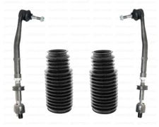 Tie Rod Assembly Set L+R w/ 2xSteering Rack Boot L+R for BMW 525i 528i 530i