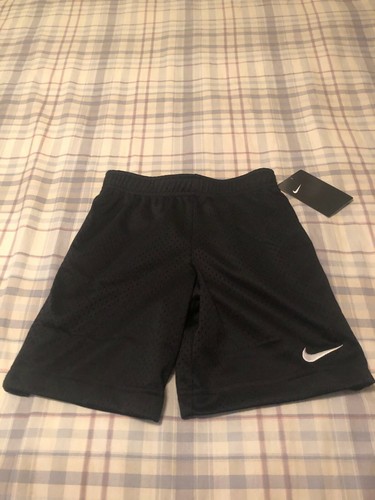 NIKE SHORTS-BOYS SIZE 6-MEDIUM-BLACK-100% POLYESTER-NEW WITH TAGS