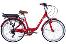 E-Bike 26" City Stadt Urban Retro Elektrofahrrad Stahl RH 43cm 25km/h 50km