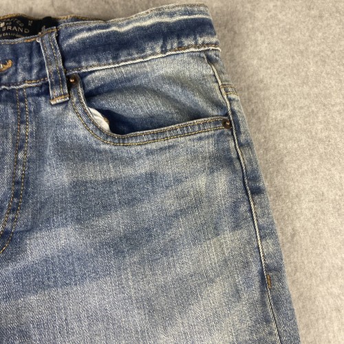 Lucky Brand Jeans Girls 16 Blue Denim Authentic Skinny Whiskered Medium Wash - Picture 5 of 17