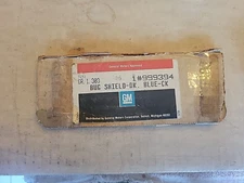 RARE NOS GM ACCESSORY BUG BAR STONE DEFLECTOR #999394 BLUE W/HARDWARE & INSTR.