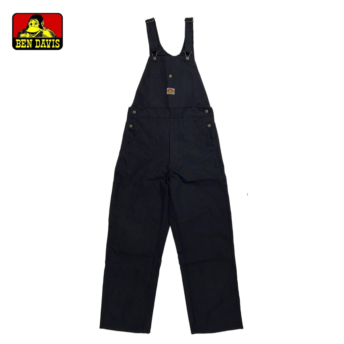 ben davis black overalls