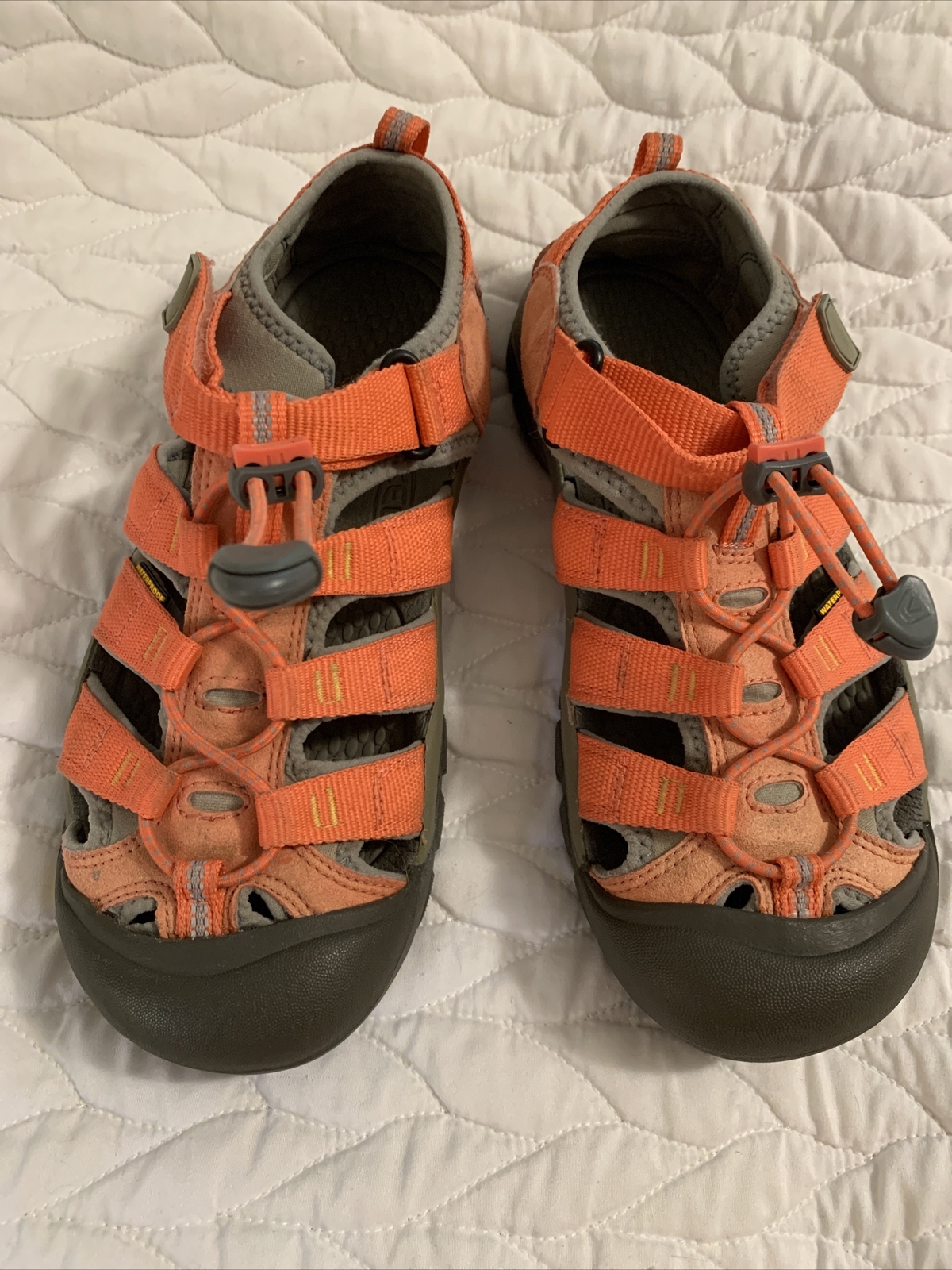 Sandali Keen da trekking acqua Newport H2 ragazze bambini rosa corallo caldo grigio scarpe 5