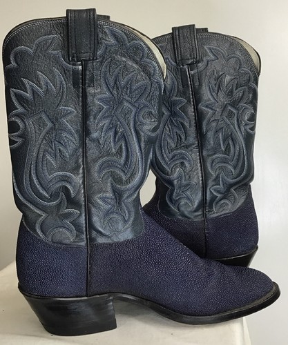 Olathe Stingray Cowboy Boots Men's Blue 