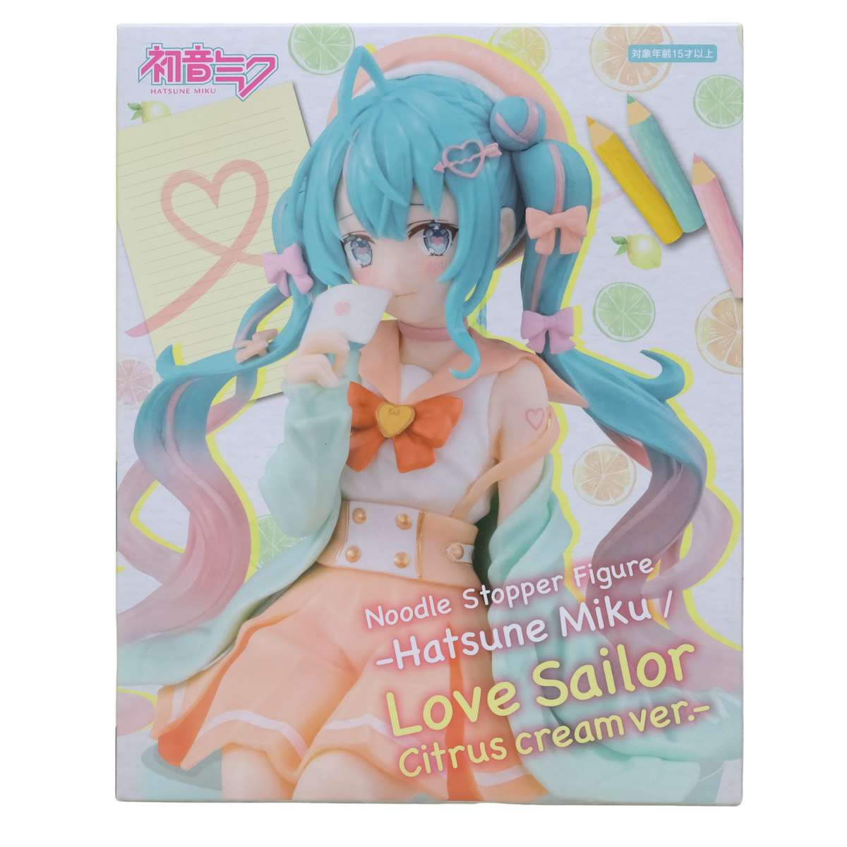 ぺこまる୨୧ *。 NEW* Furyu Hatsune Miku Love Sailor Noodle Stopper Figure | eBay