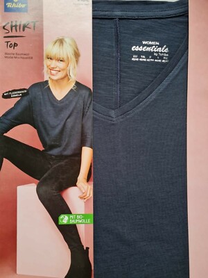 Tchibo Shirt Mit Bio Baumwolle Gr. M 40/42 Mit Fledermaus Ärmeln