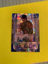 2021 LEAF METAL DRAFT BRENDAN BECK AUTOGRAPH ROOKIE 2/15 LEAF RC ROOKIE 