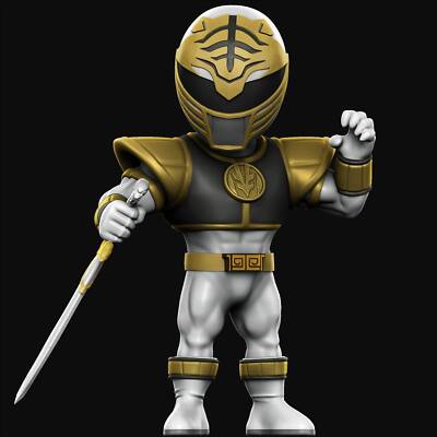 Chibi Sentai White - Resin 3D Miniature | Proxy | Superhero | Huper