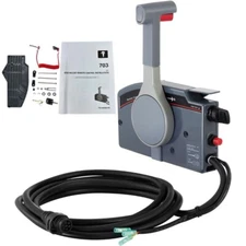 703-48203-12 Remote Control Box 7Pin 5M For Yamaha Outboard Pull to Open No Tirm