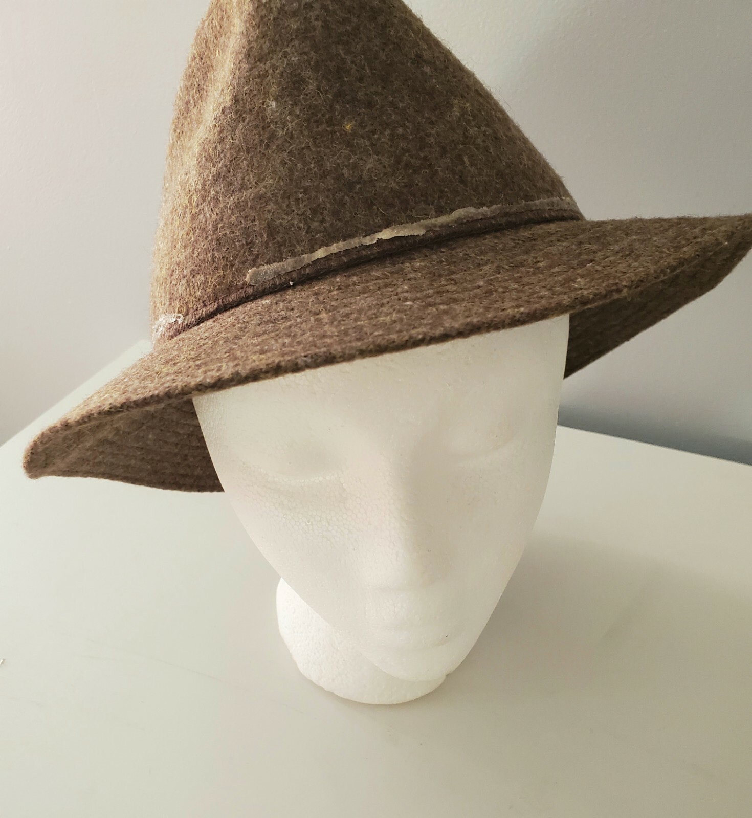 Men's Totes Vintage Brown Wool Hat Gem