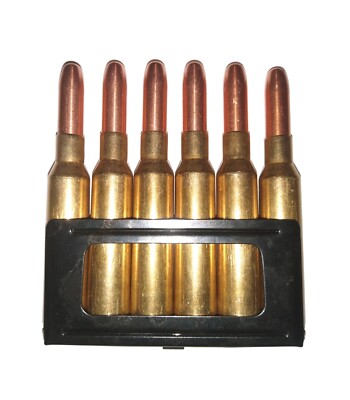 6.5x52 Carcano Snap Caps in Stripper Clip + Rattling & Black Options