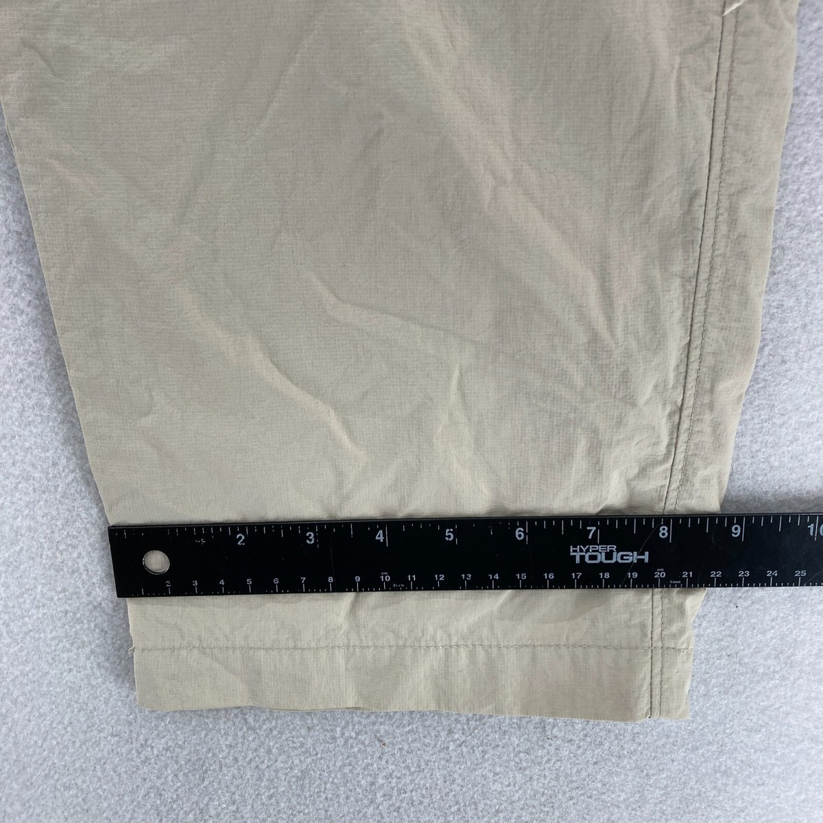 Pantalon Cargo Convertible Columbia PFG Homme – Taille L – Nylon Beige – Léger Et Déperlant
