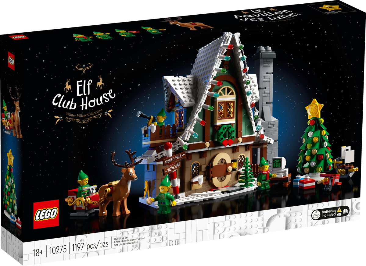 Lego Christmas Elf Club House Winter Village 10275 Building Kit