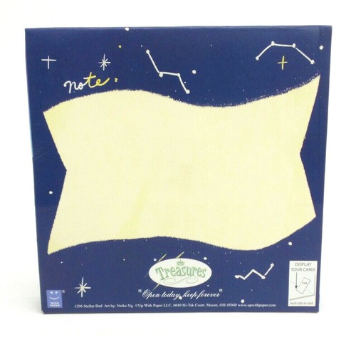 Father's Day Greeting Card Stellar Dad Constellation Pop Up Card Up With Paper - Picture 3 of 6