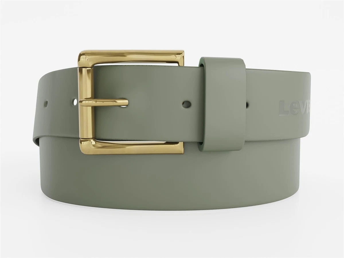 Ceinture Levi's Vintage En Cuir Marron - Taille 58/90 Cm, Occasion