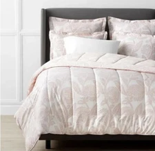 The Company Store Legends Hotel Stencil Damask Cotton Sateen Duvet Cover-King