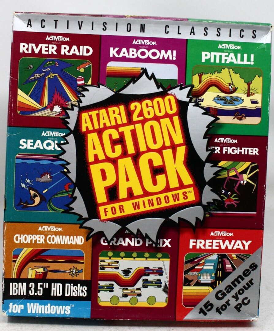 Atari 2600 Action Pack - IBM 3.5'' Disks - Big Box - Activision