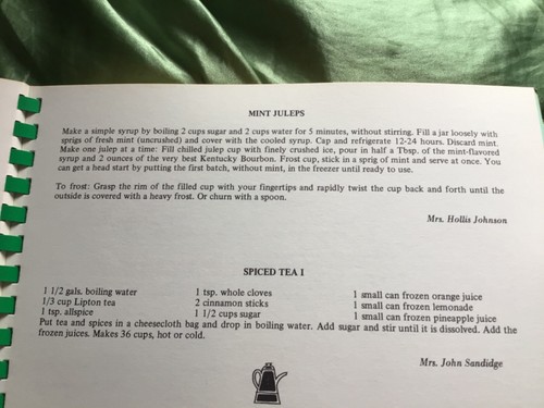 Vintage Derbytown Winners For Cooks Cookbook 1971 First. Edition Louisville KY - Picture 9 of 10