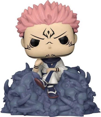 New funko pop! deluxe jujutsu kaisen sukuna on skull throne 5.51-in vinyl figure