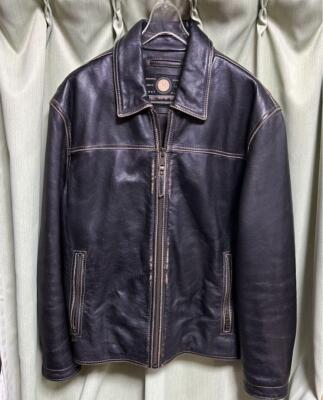 Andrew Marc Mark New York Leather Jacket Black Men's Size XL Andrew Marc Mark New York Leather Jacket Black Men's Size XL