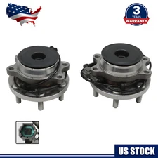 2WD Pair Front Wheel Hub Bearings for Nissan Pathfinder Frontier Xterra Equator
