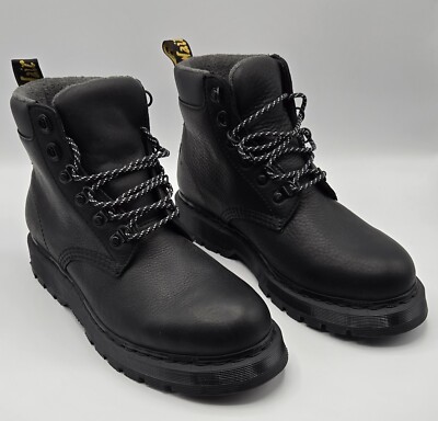 Dr MARTENS Mens 939 Ben Boot Eye Black Leather Combat Boots Size