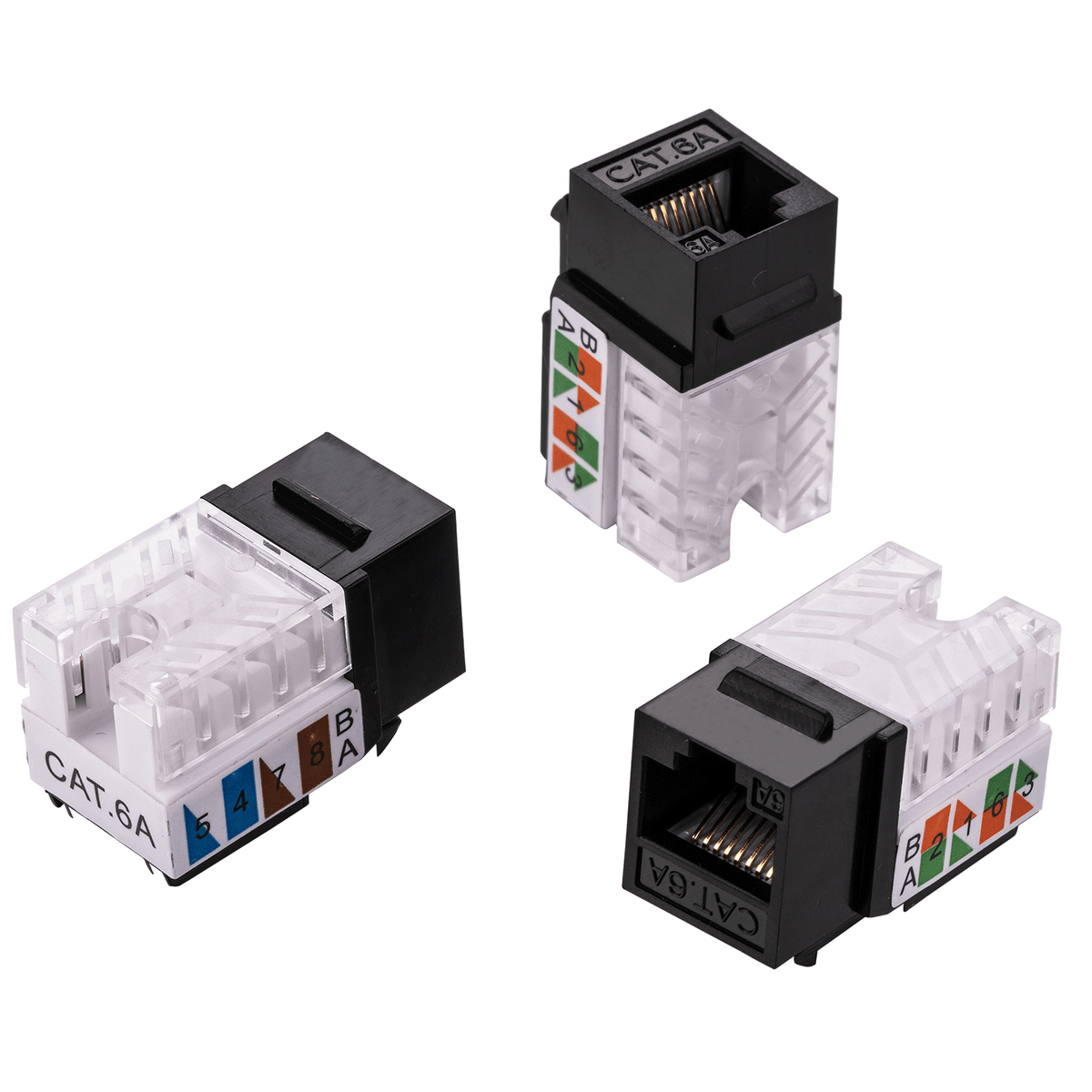 Keystone Jack Cat5e Cat6 UL Listed Network Ethernet RJ45