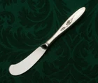 Rose Solitaire by Towle Sterling Silver individual Paddle Butter Spreader 5.75"