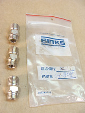 NEW lot of 3 BINKS 54-308 air connection fittings