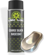 LiME LiNE Automotive Course Silver Basecoat Spray Paint - 14 Oz