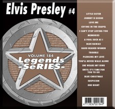 ELVIS PRESLEY 4 LEGEND SERIES KARAOKE CD G VOL-184 Suspicion NEW IN PLASTIC